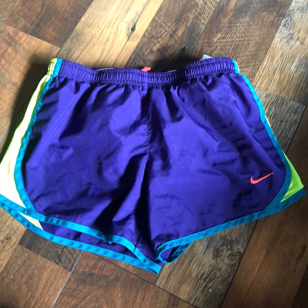 purple nike shorts